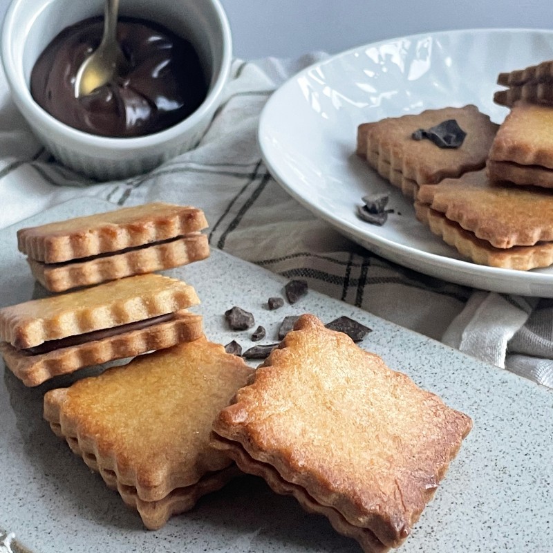 Sablés fourrés au chocolat artisanaux – Goûter gourmand à Lille | Comptoir du Goûter