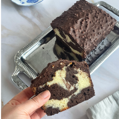 Cake marbré 6/8 parts