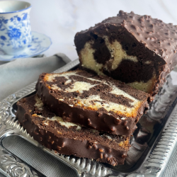 Cake marbré 6/8 parts