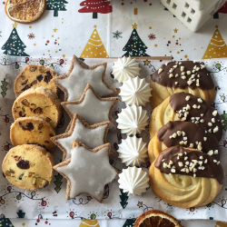 Coffret cadeau - Biscuits de Noël 230g – Artisanaux